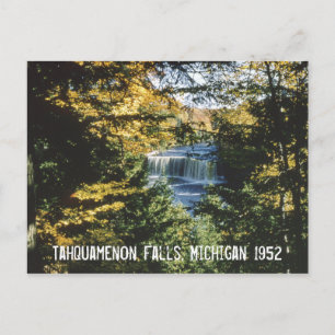 Tahquamenon Falls Michigan Postcard Postkarte