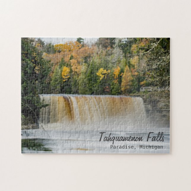 Tahquamenon Falls Michigan Waterfall Up North Puzzle (Horizontal)