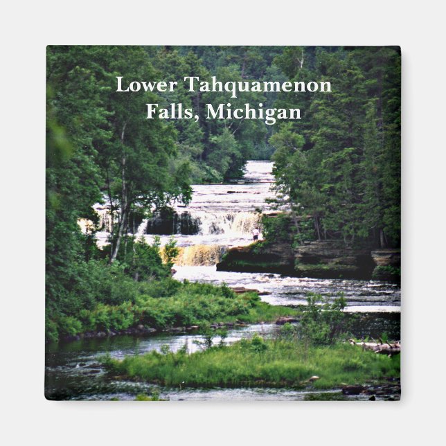 Tahquamenon Falls Staat Park Lower Falls, Michigan Magnet (Vorne)