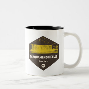 Tahquamenon Falls Staat Park Michigan Zweifarbige Tasse