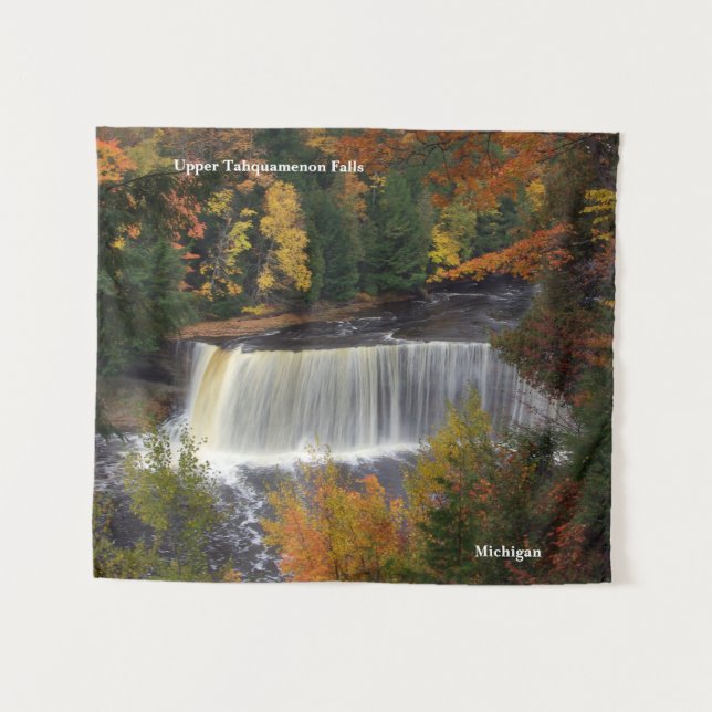 Tahquamenon Falls tapestes Wandteppich (Vorderseite (Horizontal))