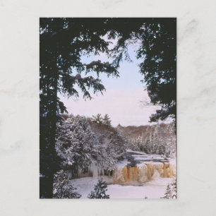 Tahquamenon Falls Upper Halbinsel Postcard Postkarte