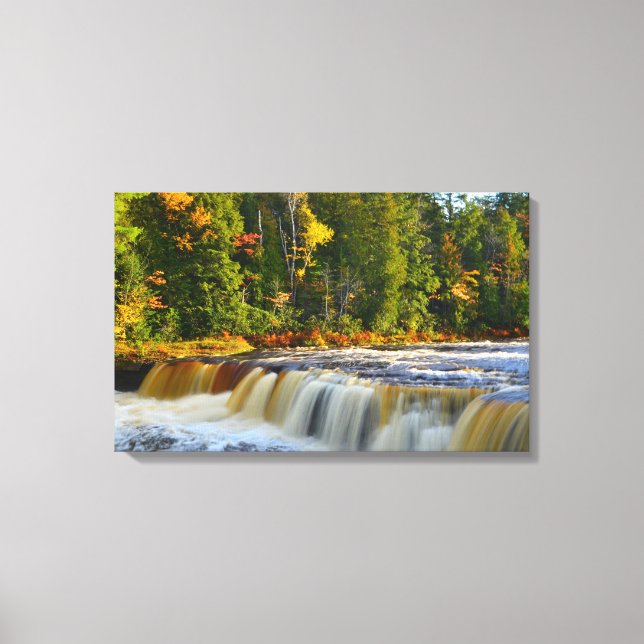 Tahquamenon Falls Wrapped Canvas Leinwanddruck (Vorderseite)
