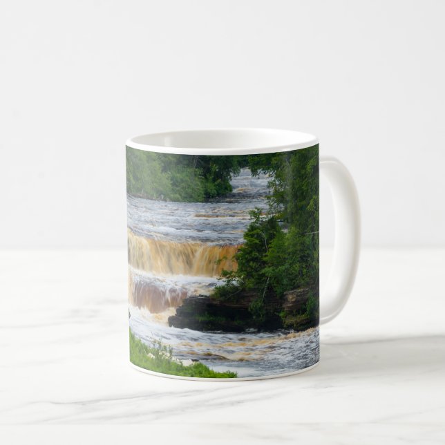 Tahquamenon Lower Falls Coffee Tasse (VorderseiteRechts)