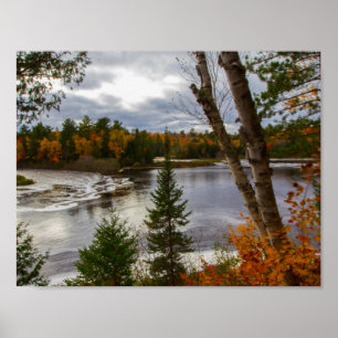 Tahquamenon River in Herbst, Michigan Poster
