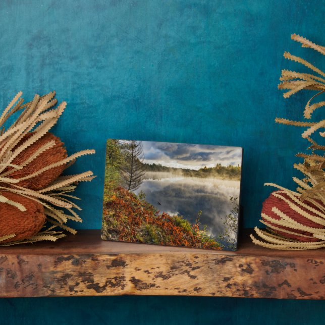 Tahquamenon River Sunrise | Paradies, Michigan Fotoplatte (Seite)