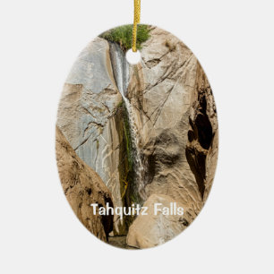 Tahquitz Falls, Palm Springs, CA Keramik Ornament