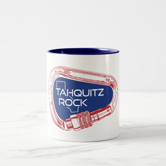Tahquitz Rock California Klettergarten Zweifarbige Tasse (Mittel)