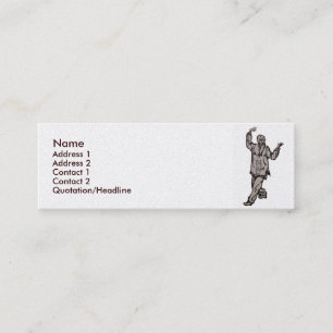 T'ai Chi Business Card Mini Visitenkarte