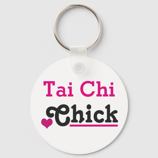 Tai Chi Chick Schlüsselanhänger (Vorderseite)