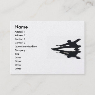 T'ai Chi Chuan Business Card Visitenkarte