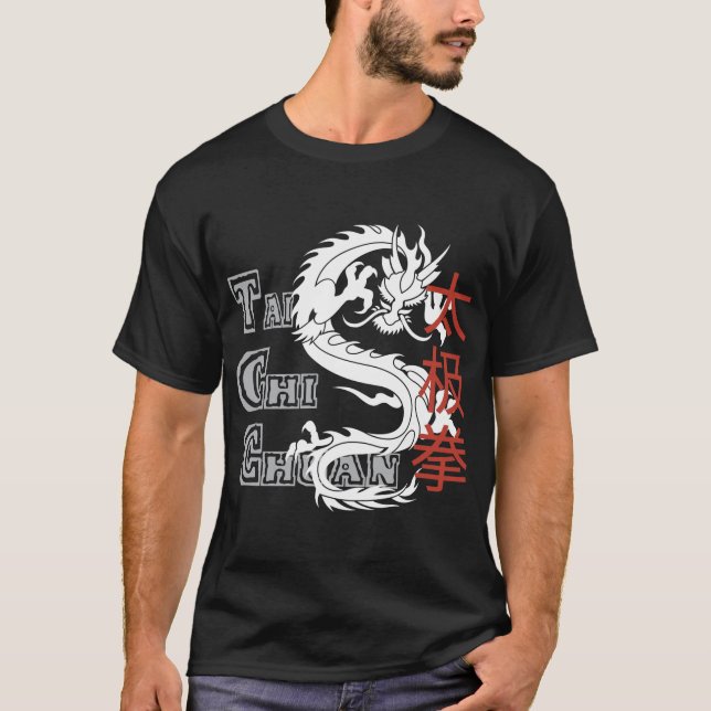 Tai-Chi Chuan Dunkelheits-T - Shirt (Vorderseite)