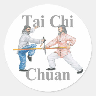 Tai-Chi Chuan Runder Aufkleber