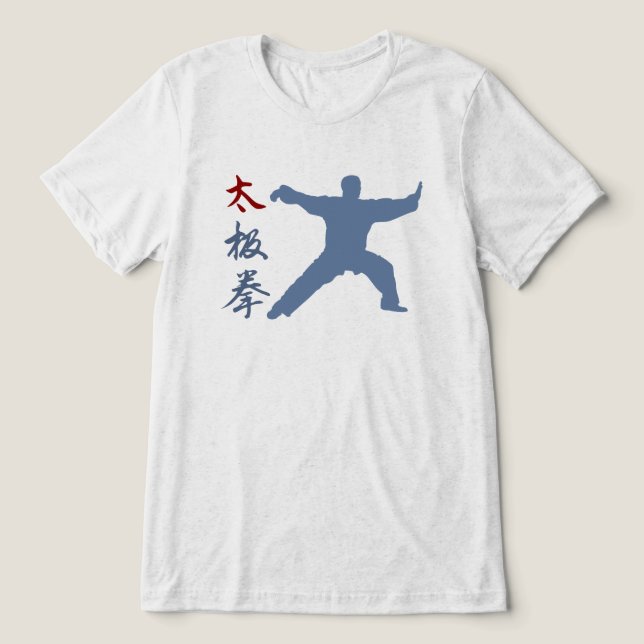 Tai Chi Chuan Tri-Blend Shirt (Design Vorderseite)