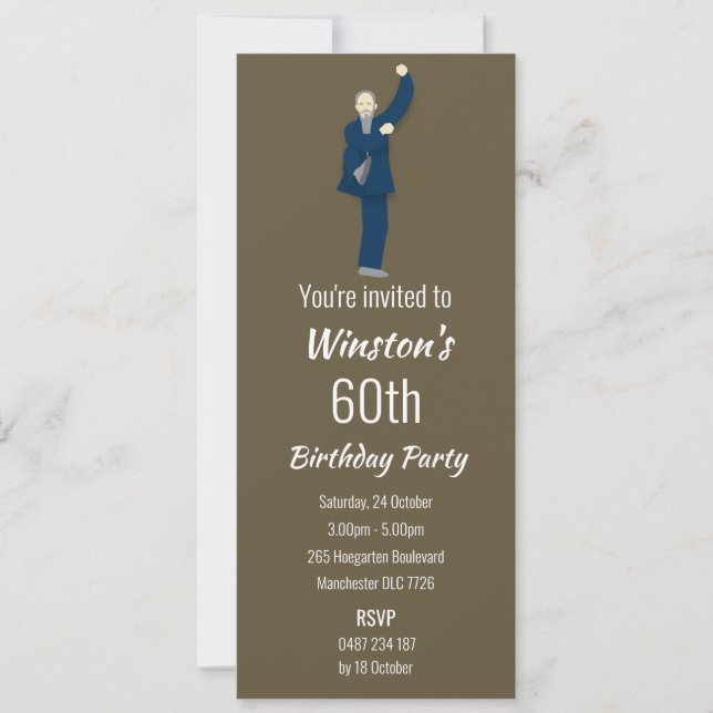 Tai chi einladung (Vorderseite)