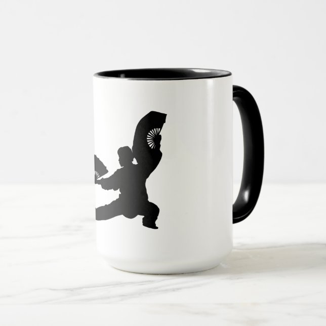 Tai Chi Fan Tasse (VorderseiteRechts)
