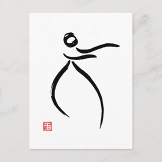Tai Chi Flow Postkarte