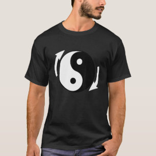 Tai Chi Flow Staat Tao Ying Yang Balance Body Mind T-Shirt