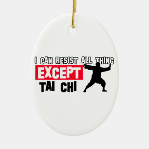 Tai chi Kampfdesign Keramikornament
