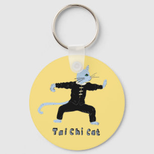 Tai chi Katzenschlüssel Ringmarschall Geschenk Schlüsselanhänger