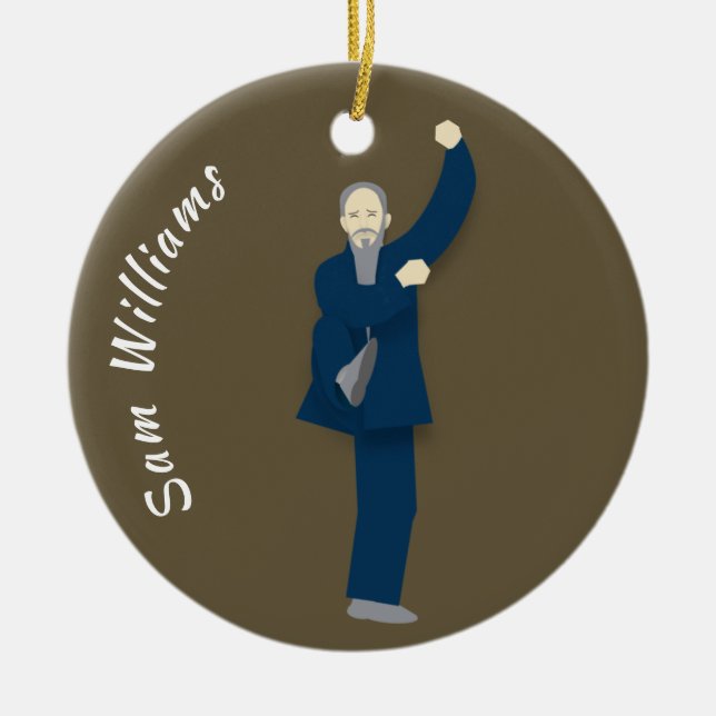 Tai Chi Keramik Ornament (Vorne)