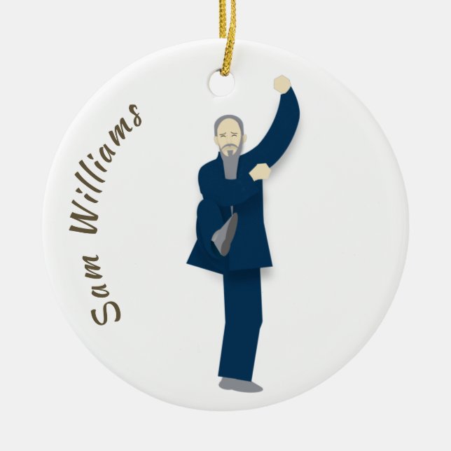 Tai Chi Keramik Ornament (Vorne)