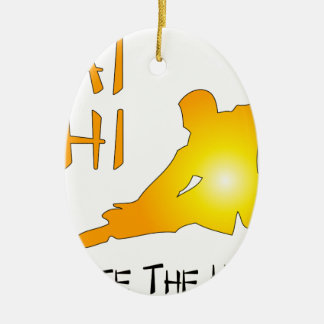 Tai-Chi - kultivieren Sie die Harmonie Keramikornament