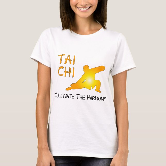 Tai-Chi - kultivieren Sie die Harmonie T-Shirt (Vorderseite)