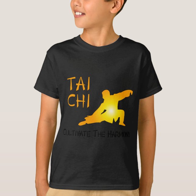 Tai-Chi - kultivieren Sie die Harmonie T-Shirt (Vorderseite)