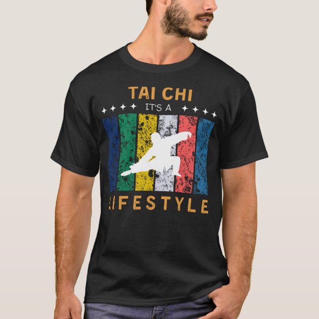 Tai Chi Lifestyle Funny T-Shirt (Vorderseite)