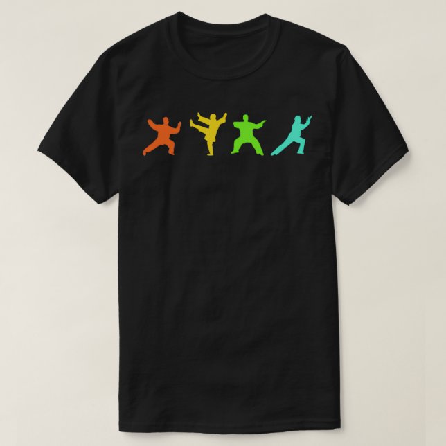 Tai Chi Movement Qi TaiChiChuan Geschenk T-Shirt (Design vorne)
