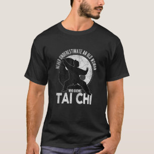 Tai Chi Oma Yin Yang Kampfsport Taiji Retro T-Shirt