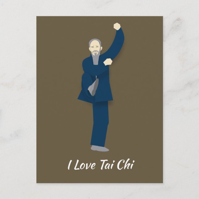 Tai Chi Postkarte (Vorderseite)