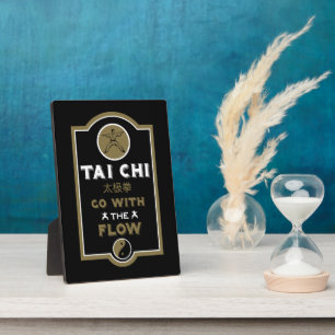 Tai Chi Praktiker Geschenk Fotoplatte