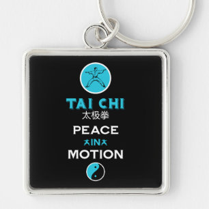 Tai Chi Praktiker Geschenk Schlüsselanhänger