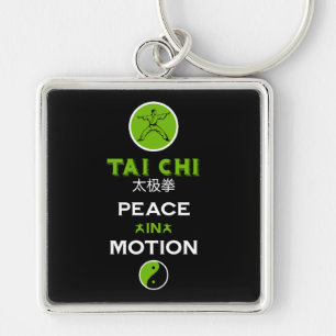 Tai Chi Praktiker Geschenk Schlüsselanhänger