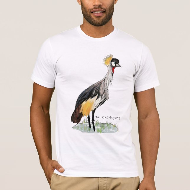 Tai Chi Qigong Crane T-Shirt (Vorderseite)