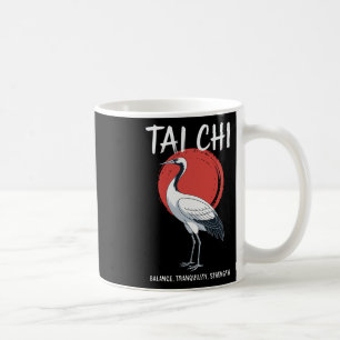 Tai Chi Qigong Kranich Kampfsport Yoga Meditation Kaffeetasse
