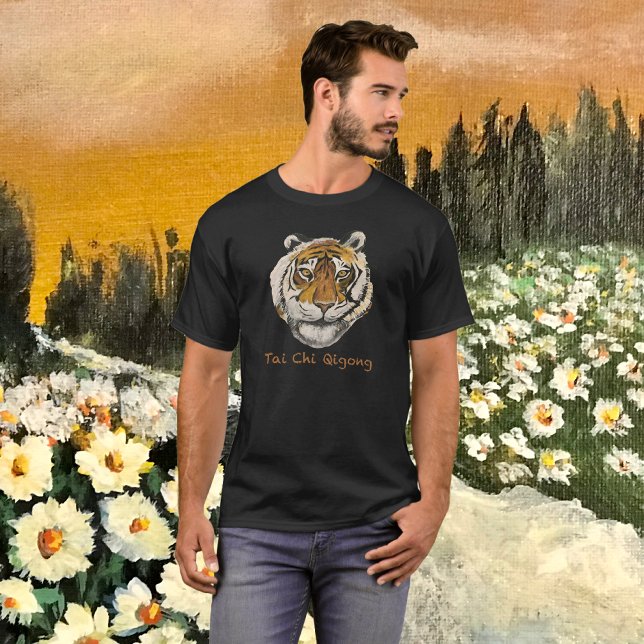 Tai Chi Qigong Retro Tiger Acwear Shirt (Von Creator hochgeladen)