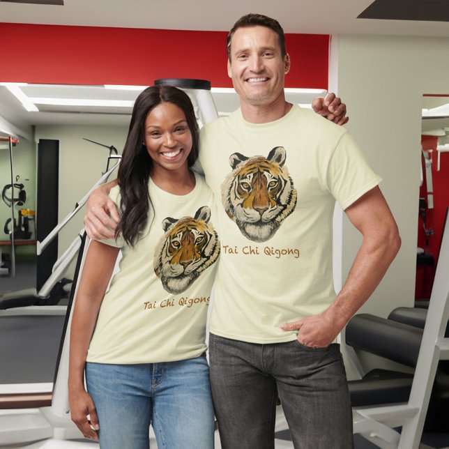 Tai Chi Quiet Moving TigerÜbung Shirt (Von Creator hochgeladen)
