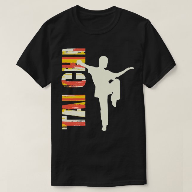 Tai Chi Shadow Boxing Asiatische Kampfkunst 1 T-Shirt (Design vorne)