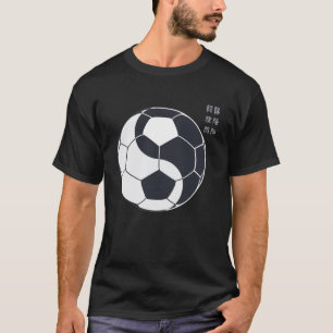 Tai Chi Soccer Yin, Yang, Qi Gong, Chinesisches Ku T-Shirt