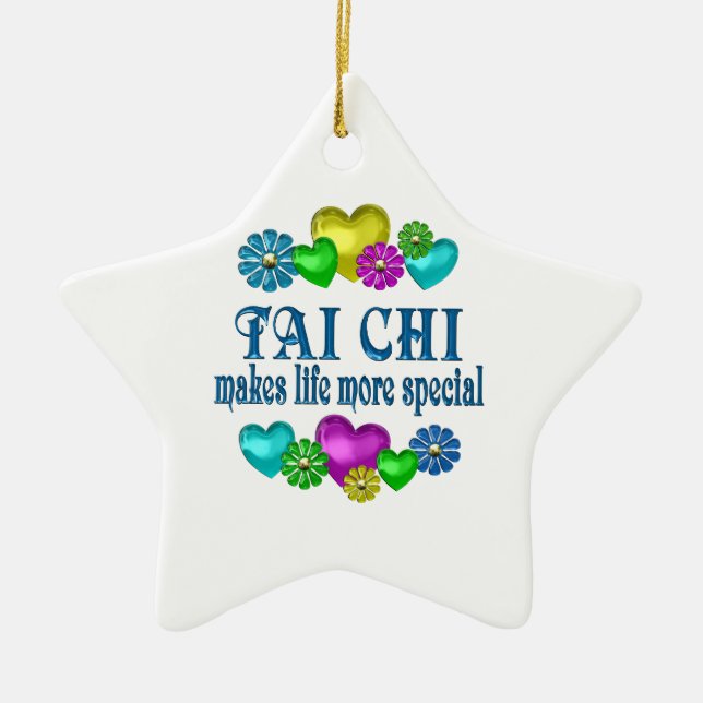 Tai-Chi spezieller Keramik Ornament (Vorne)