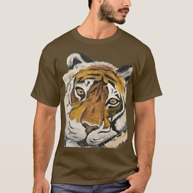 Tai Chi Tiger Face T-Shirt (Vorderseite)