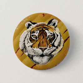 Tai Chi Tiger Symbolic Button