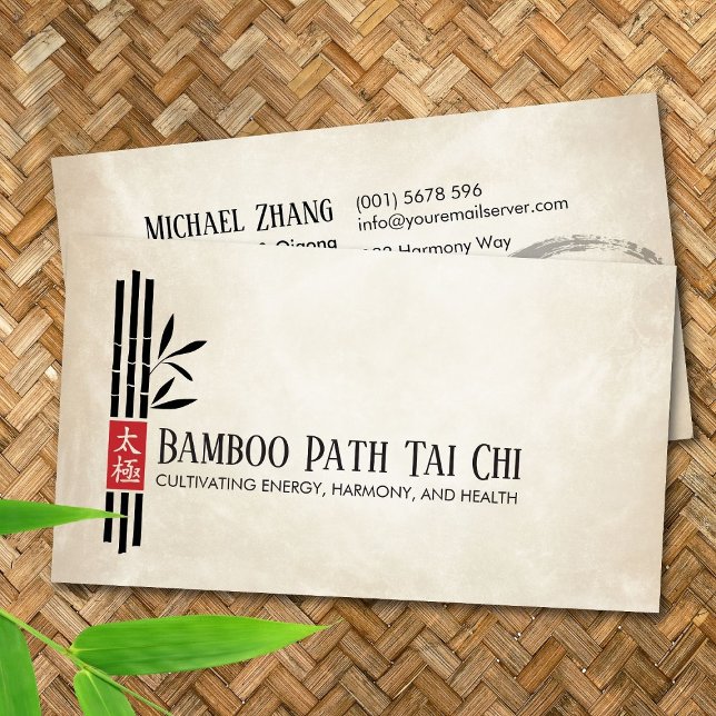 Tai Chi und Qigong - Bamboo Visitenkarte (Von Creator hochgeladen)