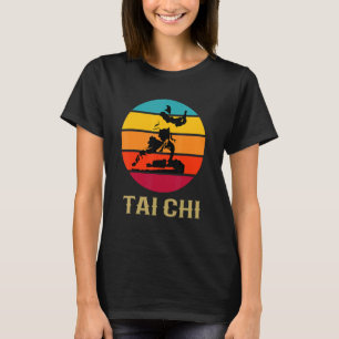 Tai Chi Vintag Sunset inni chinesische Martial Ar T-Shirt