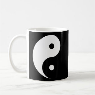 Tai Chi Yin Yang Symbol Hippie Peace Balance Philo Kaffeetasse