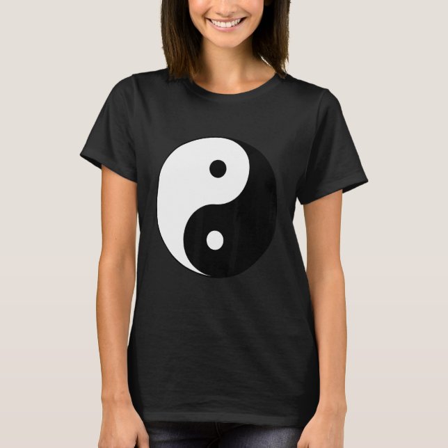 Tai Chi Yin Yang Symbol Hippie Peace Balance Philo T-Shirt (Vorderseite)