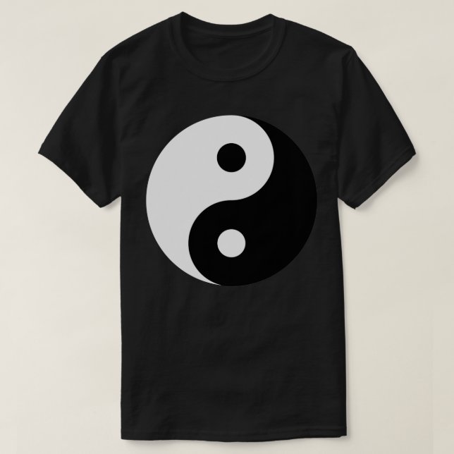 Tai Chi Yin Yang Symbol T T-Shirt (Design vorne)